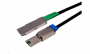Picture of SFF-8088 to SFF-8436 Mini SAS (SFF-8088) - QSFP+, 40GB Infiniband (QDR/DDR/SDR)