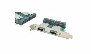 Picture of 8-port SFF-8088 to 7pin SAS PCI Adapter