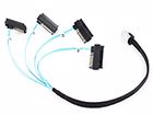 Picture of 0.5m SFF-8087 to SFF-8482 x 4 Connectors With SATA Power Cable