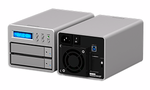 Picture of Stardom SR2-WBS3 2-bay USB3 / eSATA / FW800 RAID Enclosure