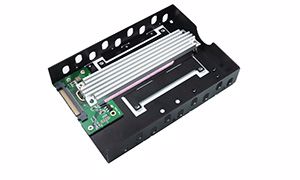 Picture of U.2 Male to M.2 NVMe SSD Adapter with 3.5 Inch Housing Caddy