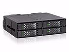 Picture of MB699VP-B by ICY Dock - 4 Bay 2.5" NVMe U.2 SSD Mobile Rack For 5.25" Bay