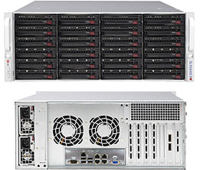 Picture of SuperMicro 4U 24-Bay Server SuperChassis - 846BE1C-R1K23B