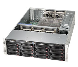 Picture of SuperMicro 836BE1C-R1K23B 3U 16-Bay Server SuperChassis