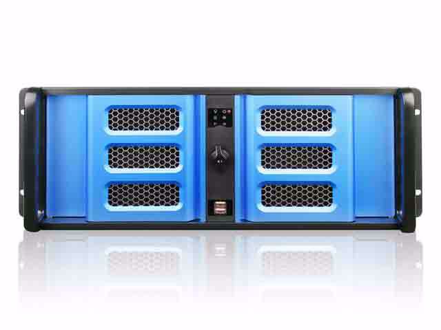 Picture of iStarUSA D-406SE-B6SA 4U Compact Stylish 6x3.5" Hotswap Server Chassis