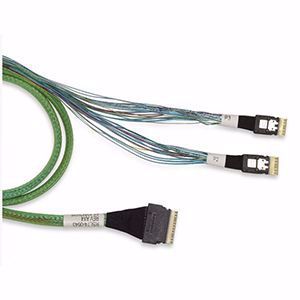 Picture of Broadcom 05-60004-00 1m x8 SFF-8654 to 2x4 SFF-8654, 9402 cable