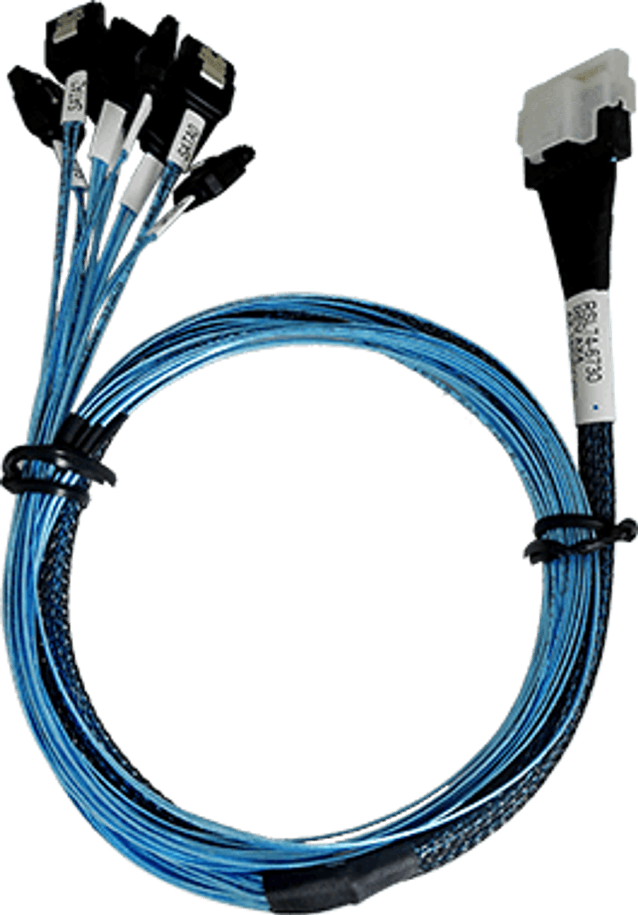 Picture of 1m SFF-8654 to 8 x SATA cable without sideband