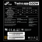 Picture of FSP FSP500-50RAB Twins Pro 500W PS2 ATX Redundant Power Supply