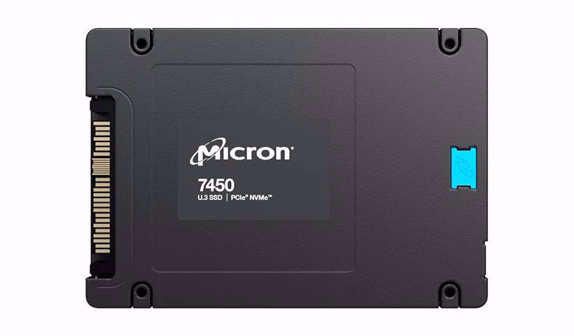 Picture of Micron MTFDKCC3T8TFR-1BC1ZABYYR 7450 PRO 3.84 NVMe U.3 15mm
